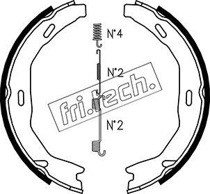 Fri.Tech. 1052.132K - Комплект тормозов, ручник, парковка avtokuzovplus.com.ua