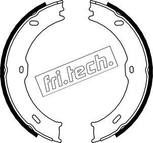 Fri.Tech. 1052.133 - Комплект тормозов, ручник, парковка autodnr.net