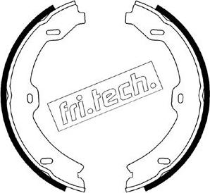 Fri.Tech. 1052.134 - Комплект гальм, ручник, парковка autocars.com.ua