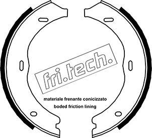 Fri.Tech. 1052.135 - Комплект тормозов, ручник, парковка autodnr.net