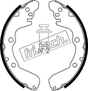 Fri.Tech. 1064.165 - Комплект тормозных колодок, барабанные autodnr.net