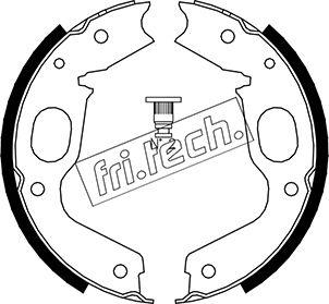 Fri.Tech. 1064.176 - Комплект тормозов, ручник, парковка avtokuzovplus.com.ua