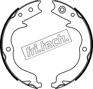 Fri.Tech. 1064.180 - Комплект тормозов, ручник, парковка autodnr.net