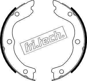 Fri.Tech. 1067.196 - Комплект тормозов, ручник, парковка avtokuzovplus.com.ua