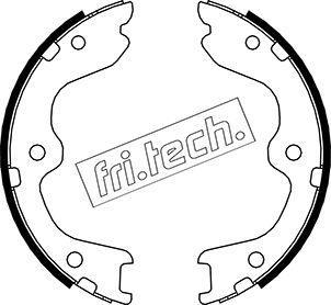 Fri.Tech. 1067.197 - Комплект тормозов, ручник, парковка autodnr.net