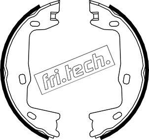 Fri.Tech. 1073.159 - Комплект гальм, ручник, парковка autocars.com.ua