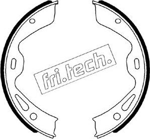 Fri.Tech. 1083.004 - Комплект тормозов, ручник, парковка autodnr.net