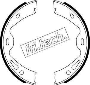 Fri.Tech. 1083.005 - Комплект тормозов, ручник, парковка autodnr.net