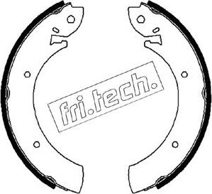 Fri.Tech. 1088.207 - Комплект тормозных колодок, барабанные avtokuzovplus.com.ua