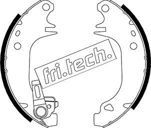 Fri.Tech. 1088.210Y - Комплект гальм, барабанний механізм autocars.com.ua