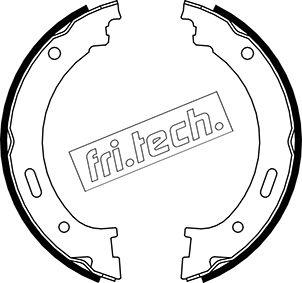 Fri.Tech. 1088.236 - Комплект тормозов, ручник, парковка autodnr.net