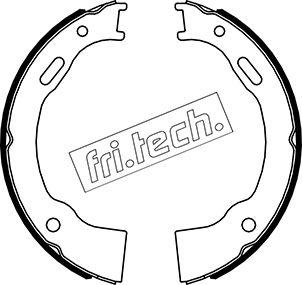 Fri.Tech. 1088.242 - Комплект гальм, ручник, парковка autocars.com.ua