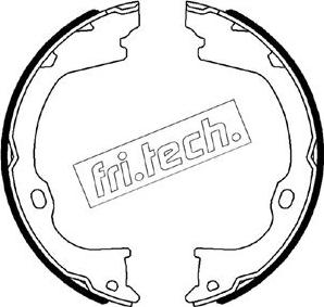 Fri.Tech. 1088.243 - Комплект тормозов, ручник, парковка autodnr.net