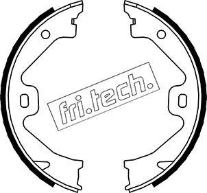 Fri.Tech. 1092.307 - Комплект гальм, ручник, парковка autocars.com.ua
