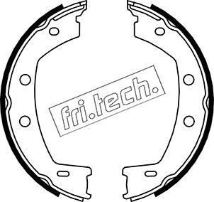 Fri.Tech. 1092.312 - Комплект гальм, ручник, парковка autocars.com.ua