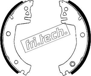 Fri.Tech. 1106.218 - Комплект тормозных колодок, барабанные autodnr.net