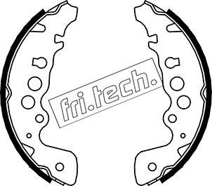 Fri.Tech. 1111.243 - Комплект гальм, барабанний механізм autocars.com.ua