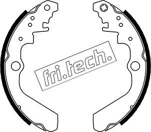 Fri.Tech. 1111.247 - Комплект гальм, барабанний механізм autocars.com.ua