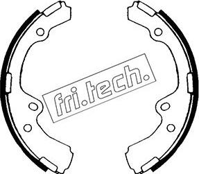 Fri.Tech. 1115.255 - Комплект гальм, барабанний механізм autocars.com.ua