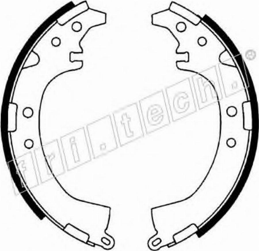 Fri.Tech. 1115291 - Комплект тормозных колодок, барабанные autodnr.net