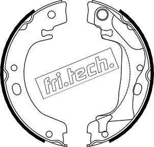 Fri.Tech. 1115.318 - Комплект гальм, ручник, парковка autocars.com.ua