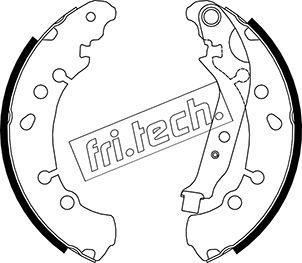 Fri.Tech. 1115.326 - Комплект гальм, барабанний механізм autocars.com.ua