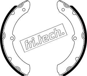 Fri.Tech. 1115.333 - Комплект гальм, барабанний механізм autocars.com.ua