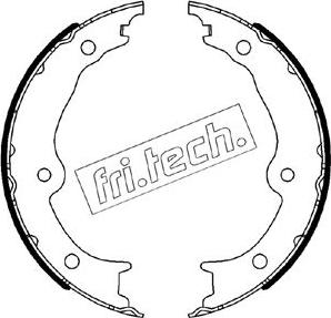 Fri.Tech. 1115.342 - Комплект тормозов, ручник, парковка autodnr.net