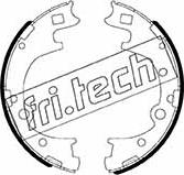Fri.Tech. 1253.660 - Комплект тормозных колодок, барабанные autodnr.net