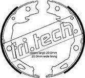 Fri.Tech. 1253.666 - Комплект гальм, ручник, парковка autocars.com.ua