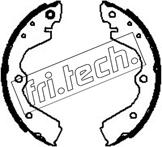 Fri.Tech. 1253.710 - Комплект тормозных колодок, барабанные autodnr.net