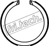 Fri.Tech. 1253.712 - Комплект тормозов, ручник, парковка avtokuzovplus.com.ua