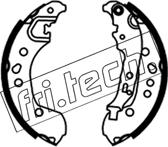 Fri.Tech. 1253.719 - Комплект гальм, барабанний механізм autocars.com.ua