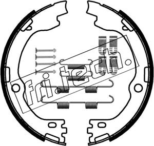 Fri.Tech. 1253.738K - Комплект гальм, ручник, парковка autocars.com.ua