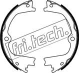 Fri.Tech. 1253.758 - Комплект гальм, ручник, парковка autocars.com.ua