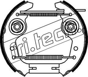 Fri.Tech. 16004 - Комплект тормозных колодок, барабанные autodnr.net