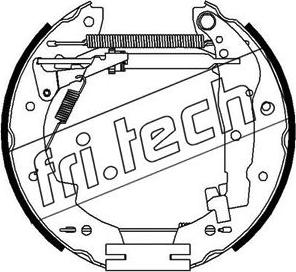 Fri.Tech. 16031 - Комплект тормозных колодок, барабанные avtokuzovplus.com.ua