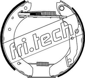 Fri.Tech. 16093 - Комплект тормозных колодок, барабанные avtokuzovplus.com.ua