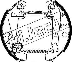 Fri.Tech. 16126 - Комплект тормозных колодок, барабанные avtokuzovplus.com.ua