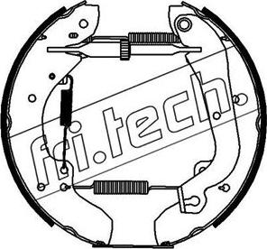 Fri.Tech. 16199 - Комплект тормозных колодок, барабанные avtokuzovplus.com.ua