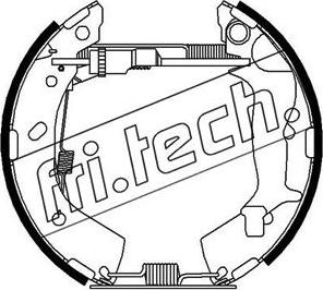 Fri.Tech. 16352 - Комплект гальм, барабанний механізм autocars.com.ua