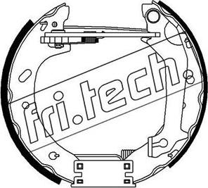 Fri.Tech. 16401 - Комплект тормозных колодок, барабанные avtokuzovplus.com.ua