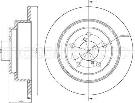 Fri.Tech. BD0098 - Тормозной диск autodnr.net