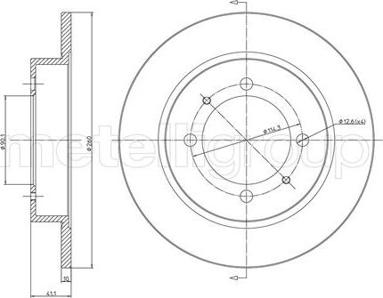 Fri.Tech. BD0192 - Тормозной диск avtokuzovplus.com.ua