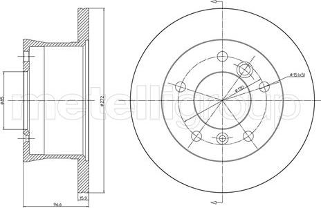 Fri.Tech. BD0194 - Тормозной диск avtokuzovplus.com.ua