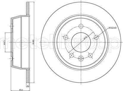 Fri.Tech. BD0202 - Тормозной диск avtokuzovplus.com.ua