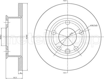 Fri.Tech. BD0220 - Тормозной диск autodnr.net