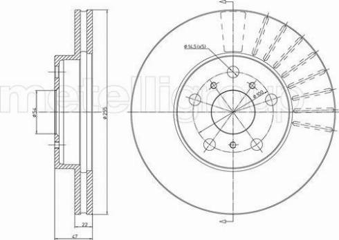 Fri.Tech. BD0237 - Тормозной диск avtokuzovplus.com.ua