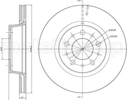 Fri.Tech. BD0251 - Тормозной диск avtokuzovplus.com.ua