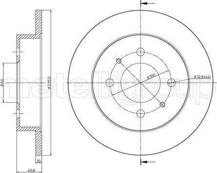 Fri.Tech. BD0365 - Тормозной диск avtokuzovplus.com.ua